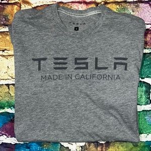 Tesla Heather Gray Short Sleeve Tee